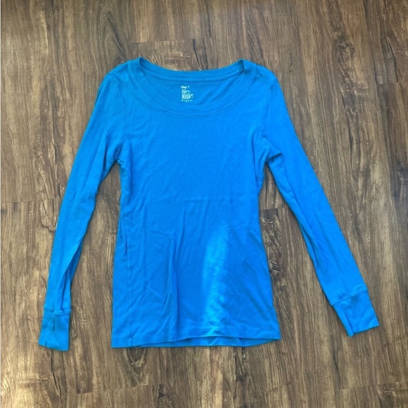 GAP Tops - GAP Vibrant Blue Long Sleeve Women's Tee